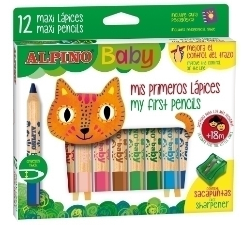 Llapis De Colors Alpino Baby Estoig De 12