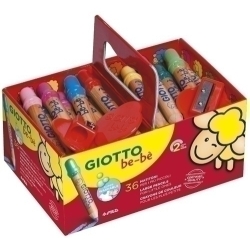 Llapis De Colors Giotto Bebe Super School Pack De 36 Amb 3 Afilalapissos