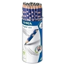 Llapis de grafit Lyra Groove Slim Pot de 48