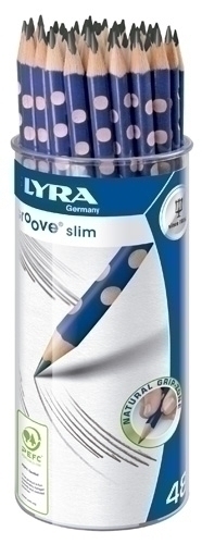 Llapis de grafit Lyra Groove Slim Pot de 48