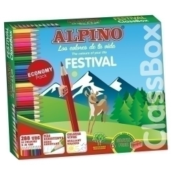 Llapis De Colors Alpino Festival Classbox Economy Pack De 288