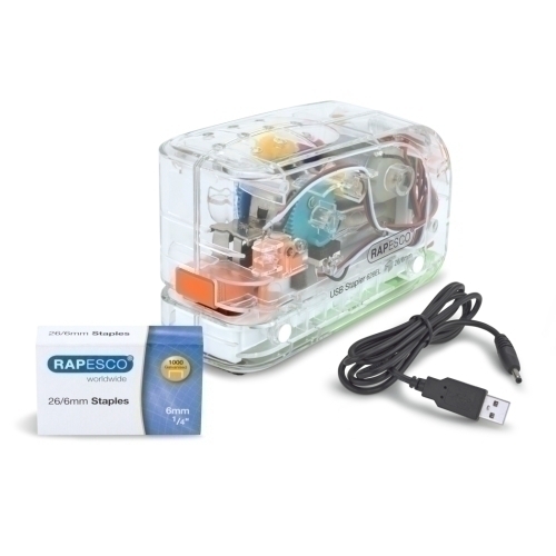 Grapadora Electrica Rapesco 626El Transparent