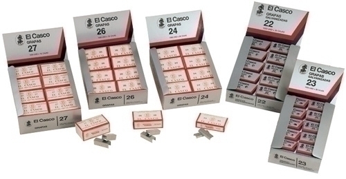 Grapas Casco 27 Galvanizadas Caja De 1000