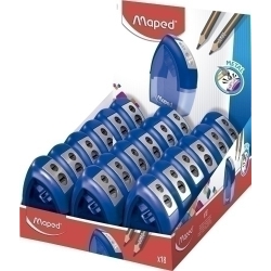 Afilalapis Maped 2 Usos Tonic Metall Amb Dipòsit Expositor De 18