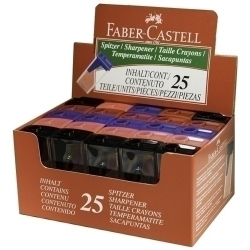 Afilalapis Faber-Castell Amb Dipòsit Expositor De 25