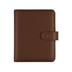 Agenda Anual Finocam Open Leo 2 1000 155X215 D/P Marron