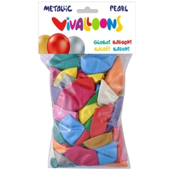Globus Vivalloons Metal·litzat Assortits Borsa De 100