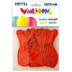 Globo Vivalloons Fashion Pastel Rojo Bolsa De 20