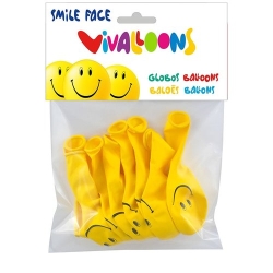 Globus Vivalloons Cara Somrient Bossa De 8