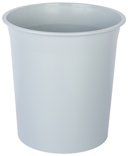Paperera Plàstic Tancada 16 Litres Gris