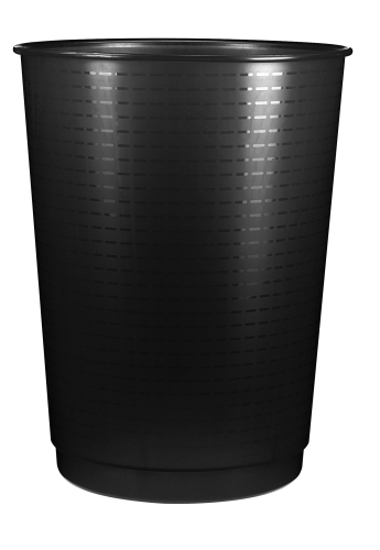 Paperera Plàstic Cep 133R Maxi Negre 40 Litres