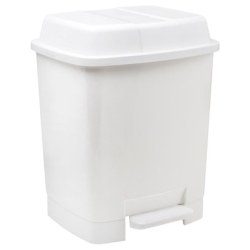 Paperera Faibo Plastic Blanca Amb Pedal 22 Litres (Se Servix En Borsa)