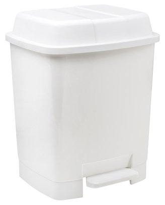 Paperera Faibo Plastic Blanca Amb Pedal 22 Litres (Se Servix En Borsa)