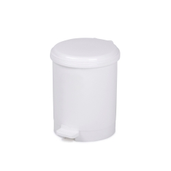 Paperera Plastic Cep Blanca 91978 Amb Tapa Pedal 20 Litres