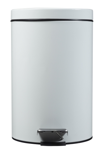 Paperera Plastic Rossignol Pro Cep Gris 90576 Amb Tapa Pedal 14 Litres