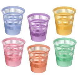 Paperera Faibo Reixeta 12 L Assortiment Pastís Pack De 9