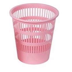 Paperera Faibo Reixeta 12 L Rosa Pastel