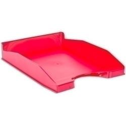 Safata Sobretaula Trasllucida Roja
