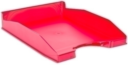 Safata Sobretaula Trasllucida Roja