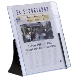 Suport Vertical 1 Safata A4 Archiplay Blau Transparent