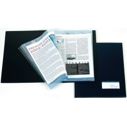 Carpeta Fundes (Tarifari) Iberplas Pvc Rigit Fº 60 F. Negre