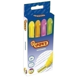 Marcador Fluor Gel Jovi Caixa De 4 Colors (Am-Nj-Rs-Vd)