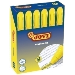 Marcador Fluor Gel Jovi Caixa De 12 Groc