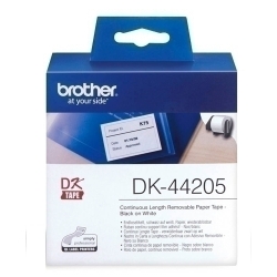 Etiquetes Brother Continua Paper Blanc Removible 62 Mm Rotllo 30,48 M (Dk44205)