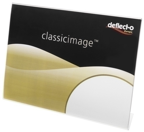 Expositor Sobretaula En Forma De L A3 Horitzontal Cristall