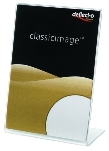 Expositor Sobretaula En Forma De L A7 Vertical Cristall