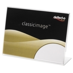 Expositor Sobretaula En Forma De L A9 Horitzontal Cristall