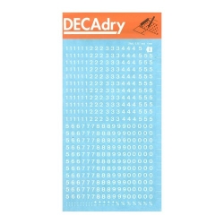 Transferible Apli (Sobre 1H) Numeros 4Mm. Blanc