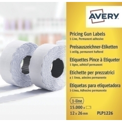 Etiquetes De Preus Avery Adh.Permanent 26X12 Mm Blanc Rollo 1.500 Uts.
