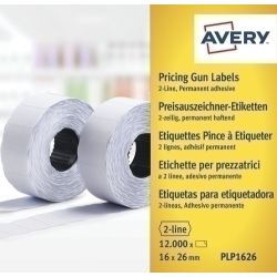 Etiquetes De Preus Avery Adh.Permanent 26X16 Mm Blanc Rollo 1.200 Uts.