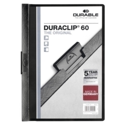 Dossier Clip Duraclip Pvc A4 2209 Pinça Metall 60H Negre