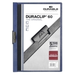 Dossier Clip Duraclip Pvc A4 2209 Pinça Metall 60H Blau Fosc