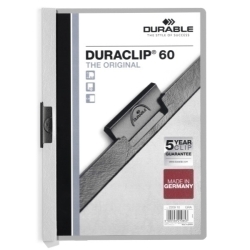 Dossier Clip Duraclip Pvc A4 2209 Pinça Metall 60H Gris