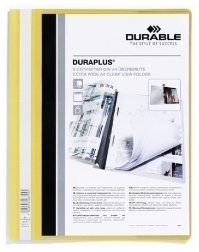 Dossier Fastener Durable Duraplus 2579 A4 Groc