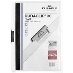 Dossier Clip Duraclip Pvc A4 2213 Cangur Pinça Metall 30H Blanc