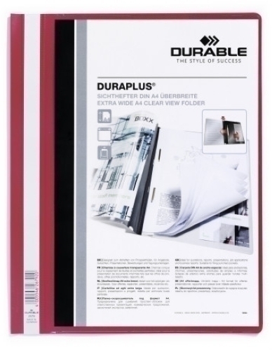 Dossier Fastener Durable Duraplus 2579 A4 Vermell