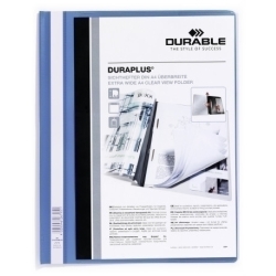 Dossier Fastener Durable Duraplus 2579 A4 Blau Clar