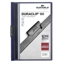 Dossier Clip Duraclip Pvc A4 2209 Pinça Metall 60H Blau Antracita