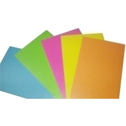 Tapa D'Enquadernar Yosan Carton Gofrat Fluor A4 0,9 Mm Groc Caixa De 50