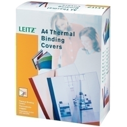 Tapa D'Enquadernar Termica Leitz A4 3 Mm Ctr.240 G Blanc Caixa De 100