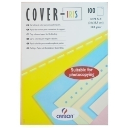 Tapa D'Enquadernar Canson Cover-Iris A4 Cartolina 185 G Blanc Caixa De 100