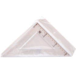 Esquadra Cristall 25 Ctm.