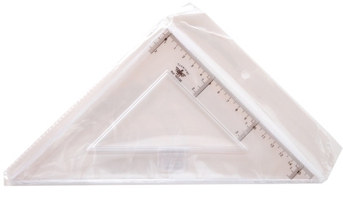 Esquadra Cristall 25 Ctm.