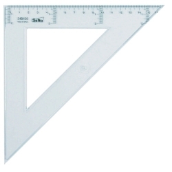 Esquadra Cristall Safta 25 Centimetres