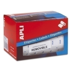 Etiquetes Adh.Manuals Rollo Apli Pvp Blanques Removibles C.Romos 12X18 Mm 3.360 Uts.(10084)