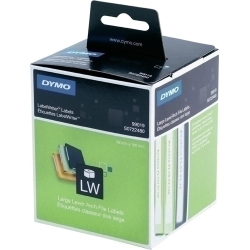 Etiquetes Dymo Label Writer 59X190 Mm Rotllo 110 Uts.Paper Blanc Llom Arxivador (99019)